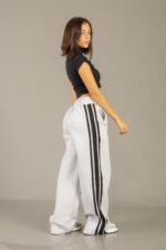 Pantalón palazo combinado friza peinado - foto 11